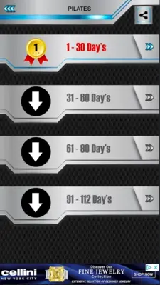 Pilates android App screenshot 3